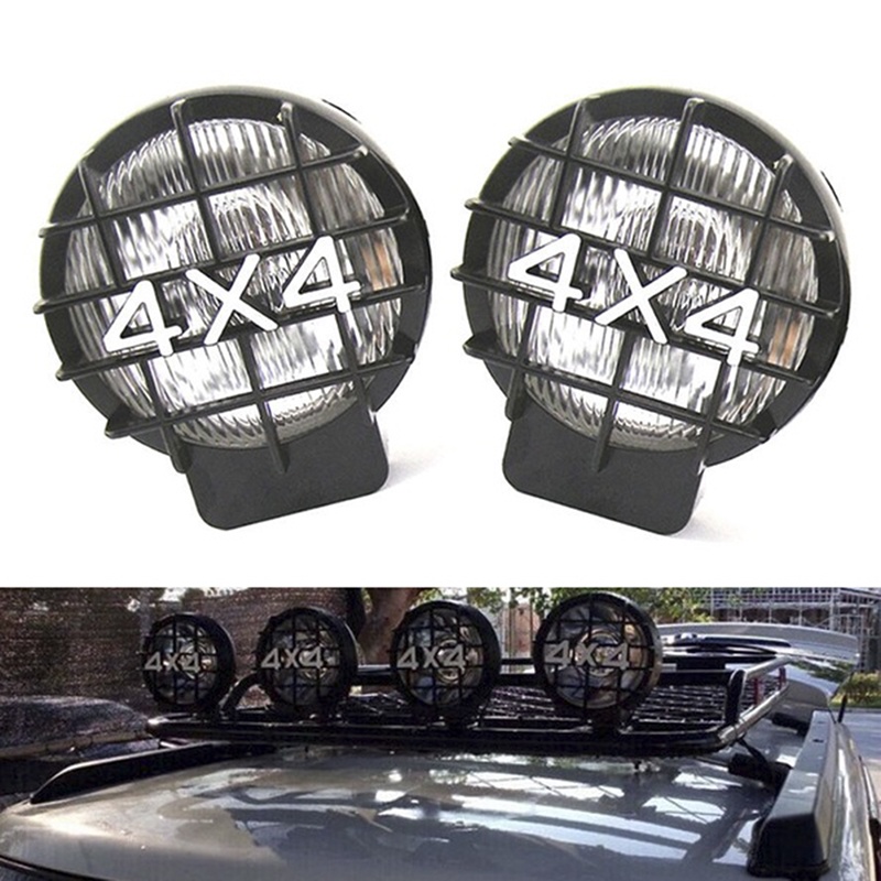 {LUCKID}1X 5.5&quot; 4X4 Round Off Road White Driving Halogen ATV Fog Light Lamp Spotlight