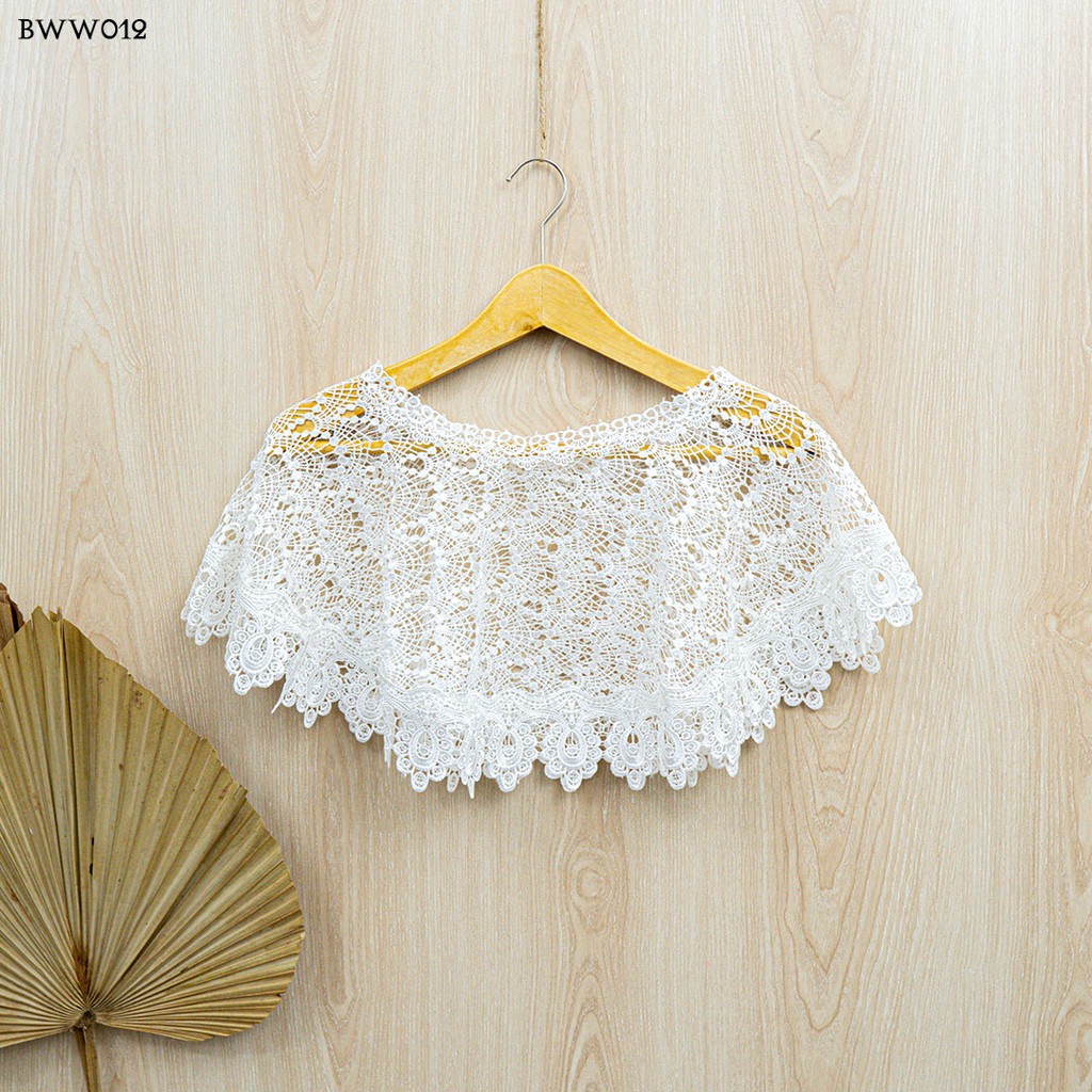 [BISA COD] BOLERO PESTA BROKAT KOREA AKSESORIS PENGANTIN LACE BWW012