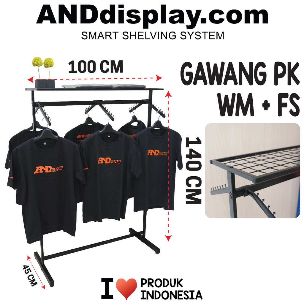 Gawang Baju Pk+fs+wm Anddisplay Gawangan Model Ikea Gantungan