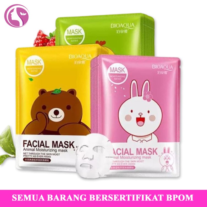 SS101X Masker Animal Bioaqua Masker Bioaqua Animal Mask Bioaqua Masker Wajah Bioaqua Kosmetik