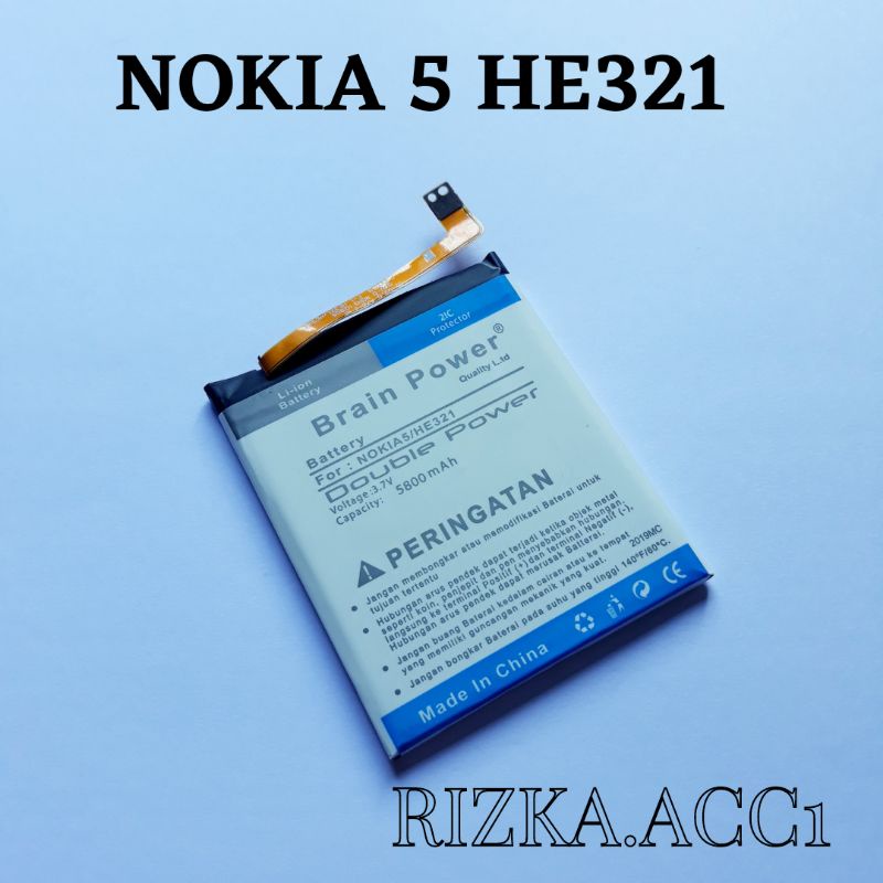 Baterai Batre Nokia 5 HE321 TA1053 TA1024 TA1044 TA1077 Double Power Battery Hp