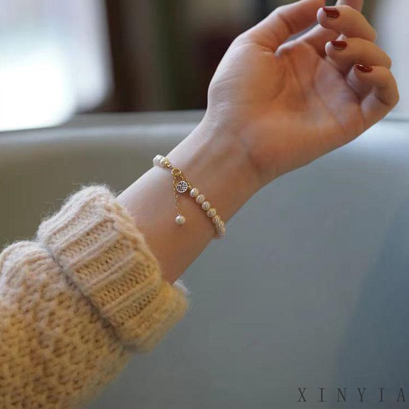 【Bayar di tempat】Gelang Wanita Korea Merek Keberuntungan Lampu Aksesoris simple murah Fashion Ready Stock