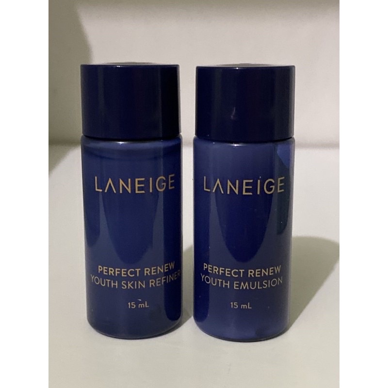 Laneige Perfect Renew 3X / Youth Skin Refiner + Perfect Renew Youth Emulsion 15ml 30ml 50ml