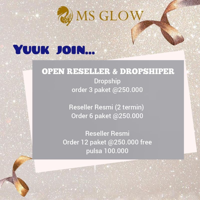 Join Reseller MS Glow