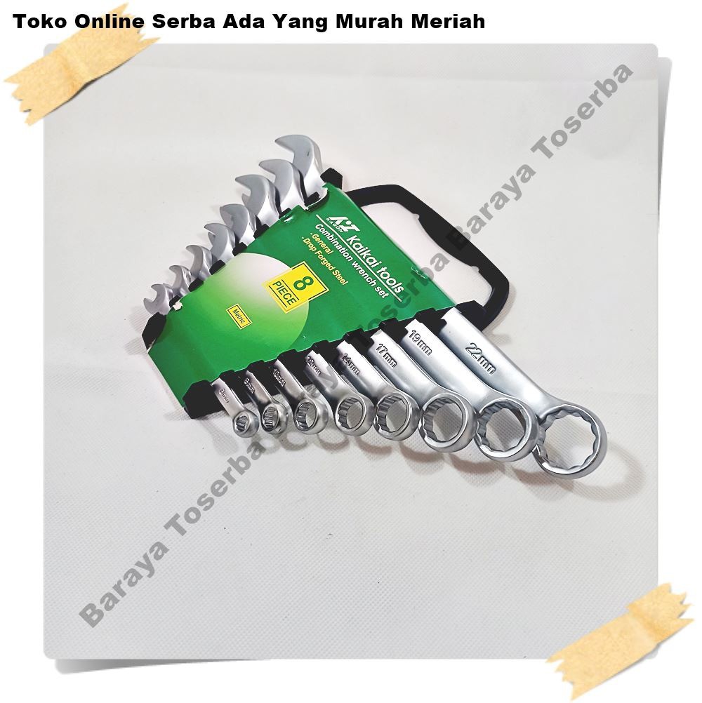 Kunci Ring Pas 1 set Lengkap Ukuran Kunci 6 S/d 22