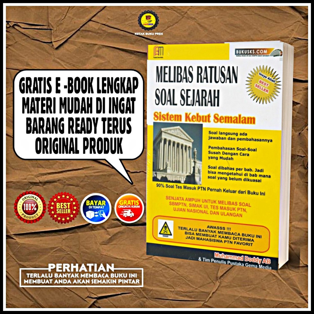 BUKU SKS IPS / BUKU SKS IPA / MENGUASAI IPS / MENGUASAI IPA / SISTEM KEBUT SEMALAM / MELIBAS RATUSAN-SEJARAH