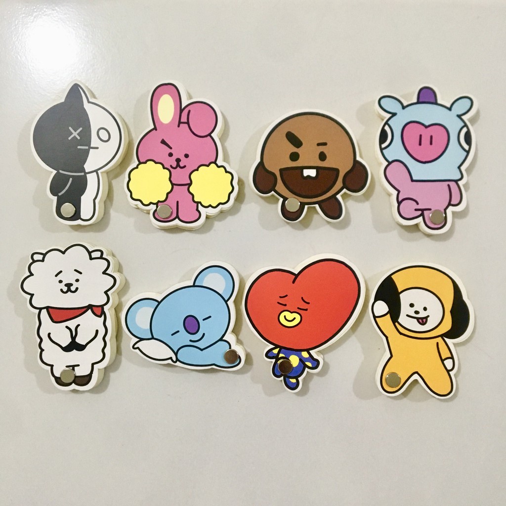 [BS] BISA COD Sticky Note Bentuk BTS BT21 KPOP Bangtan Boys Cooky Tata - KP359