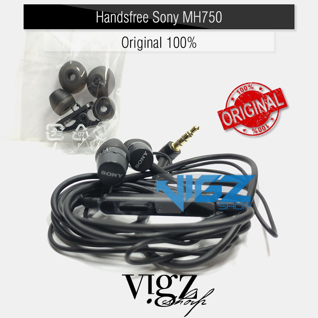 Handsfree Eaphone Sony MH750 MH-750 Original 100%