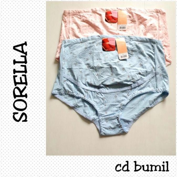Feripuspa234 | Celana Dalam Ibu Hamil Sorella 5229 - Cd Bumil - Maternity Collection - L, Biru Muda