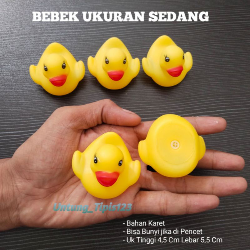 Mainan kucing mainan anjing Bebek karet bisa bunyi mainan gigit hewan alternatif cat toys