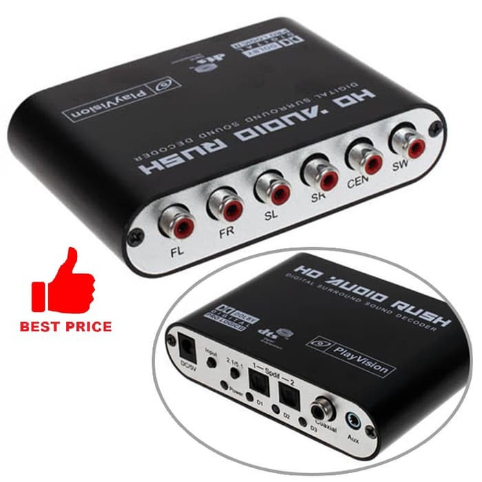 DTS Dolby AC3 Decoder to Active Speaker 5.1 Converter