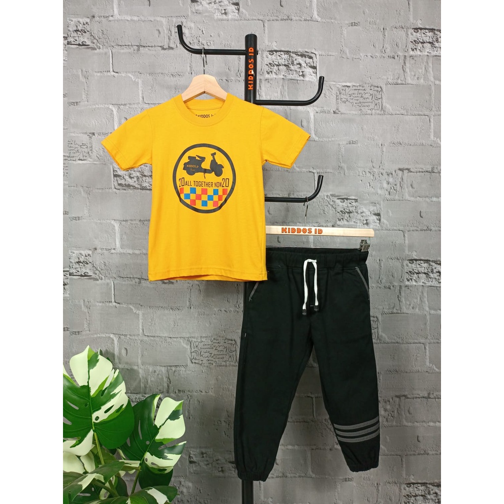 Setelan Kaos Anak /  Celana Celana Panjang Jogger VESPA 2020