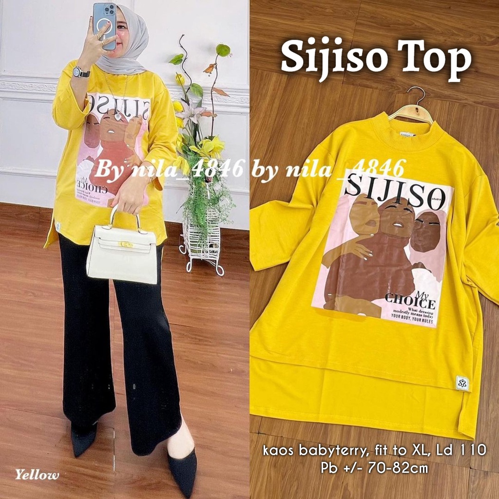SIJISO RIKA TOP kaos babyterry by jasmine