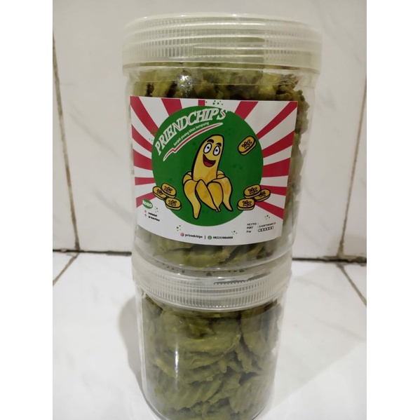 

Keripik Pisang Rasa Greentea Varian Lumer