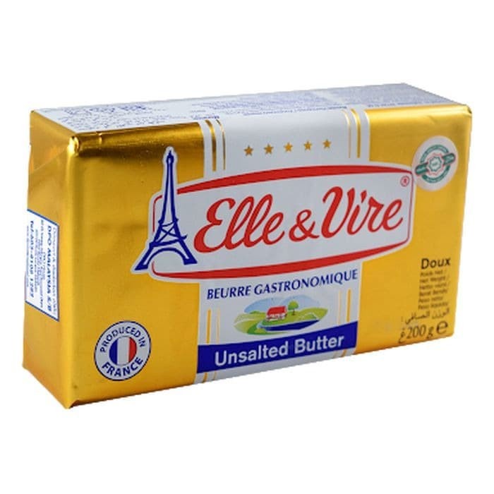 

Elle & Vire Butter Packet Unsalted 200gr