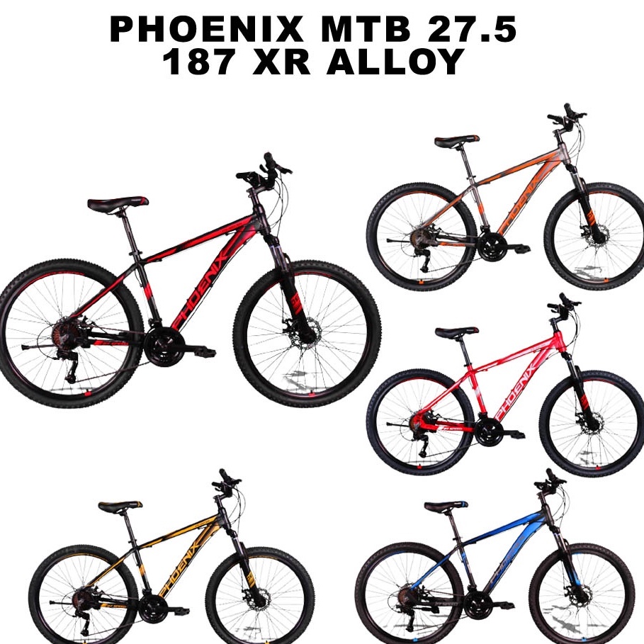❤Bazar❤ SEPEDA GUNUNG MTB 27.5 PHOENIX 187 XR ALLOY