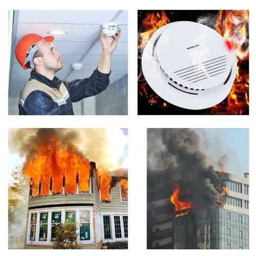 Alarm Alat Deteksi Asap Kebakaran Smoke Detector SS168 111153