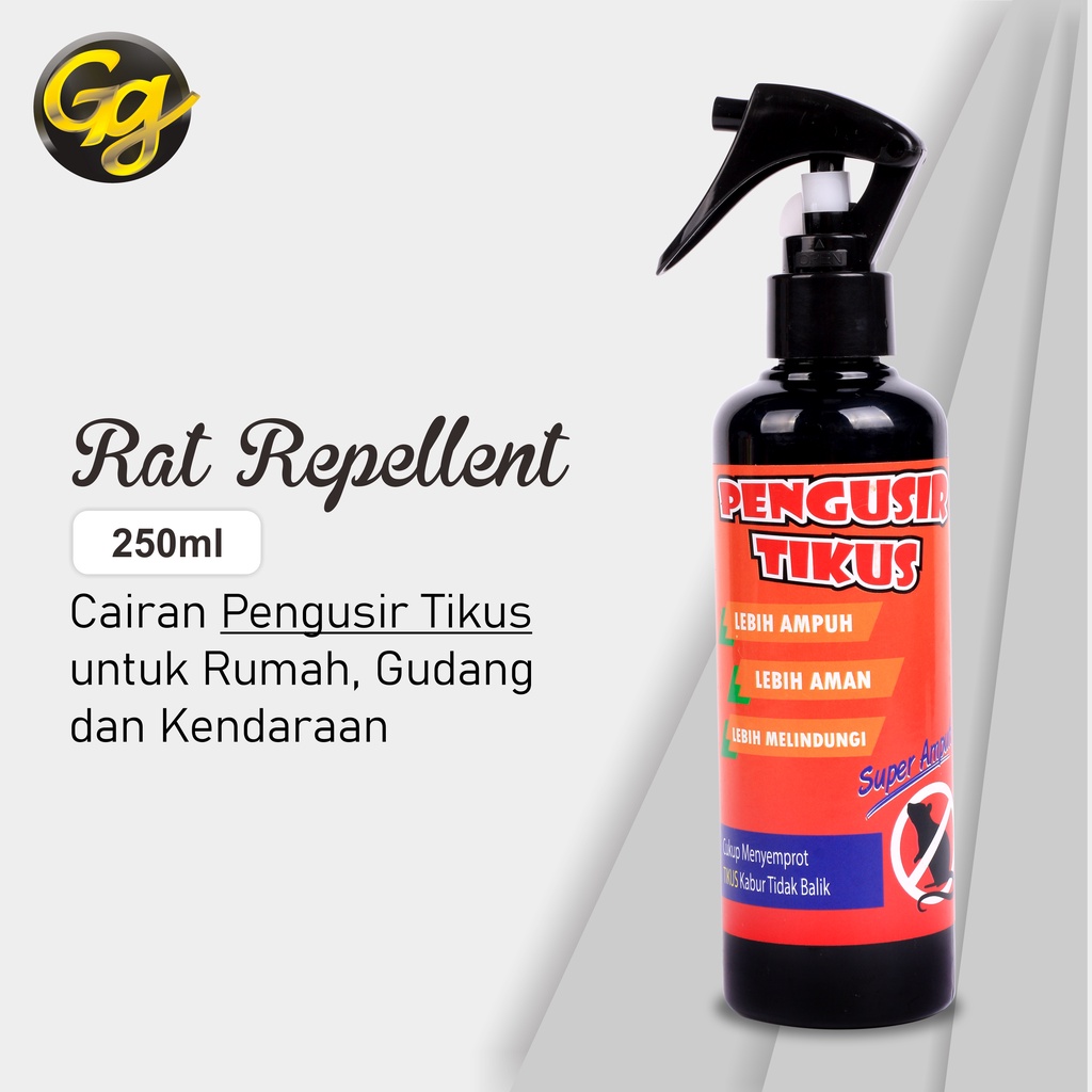 PENGUSIR TIKUS SPRAY 250ML/CAIRAN AMPUH UNTUK USIR TIKUS RUMAH MOBIL DAN TIKUS LAINNYA/RACUN TIKUS CAIR AMPUH