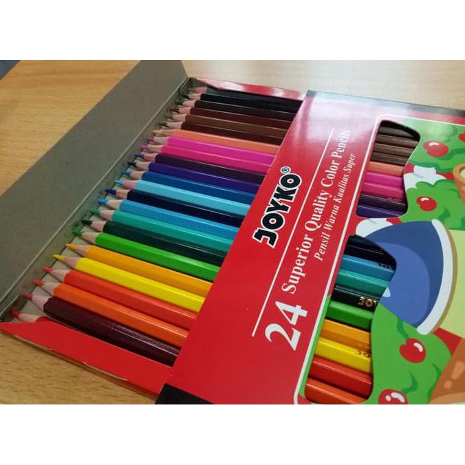 

Sale!! Grosir!!! Pensil Warna 24 Joyko Cp-24Pb ( 24 Color ) Terbaru