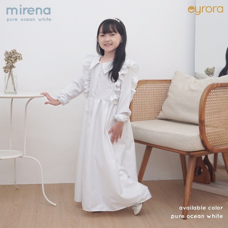 DRESS PANJANG ANAK GAMIS ANAK MIRENA SERIES EYRORA BY PAKU PAYUNG ORIGINAL