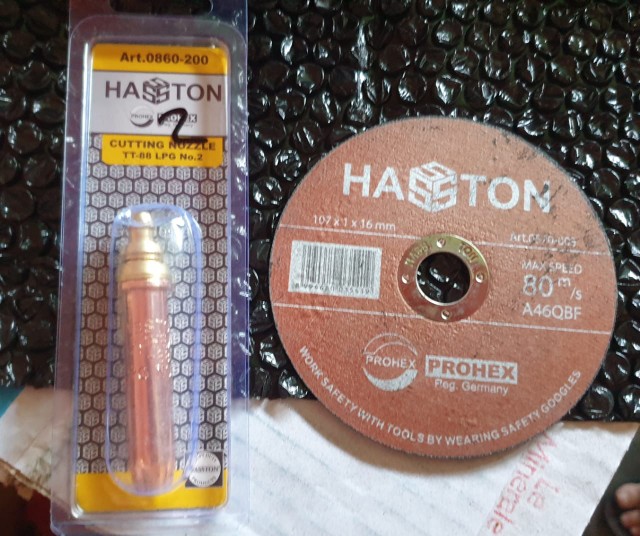 Batu Gerinda Potong Besi 4x1 Mm Hasston Prohex Mata Gerinda Potong