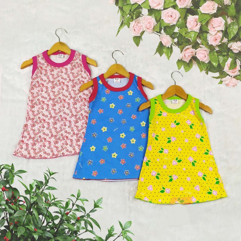 Dress Yukensi Anak Cewek Bayi 1-5 Tahun Trendy Singlet U Can See