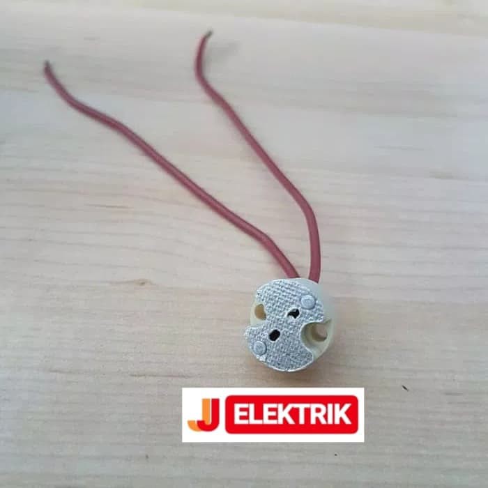 Fitting Lampu Halogen Italy MR16 G4 Kaki Tusuk