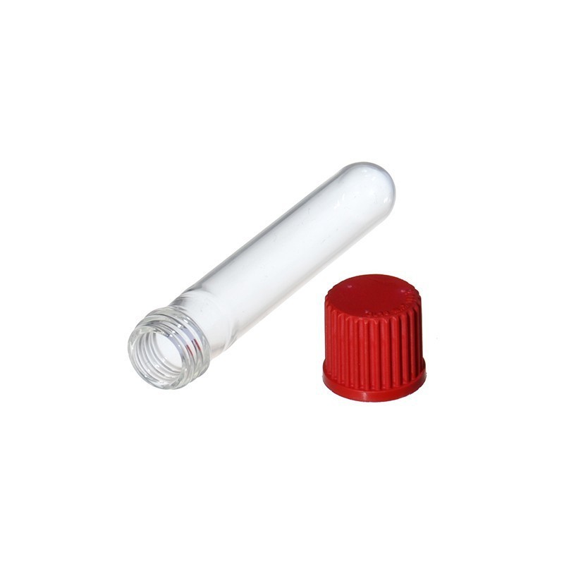 SUJI - Sample Tube 180 Screw Cap GL 25 Red-1