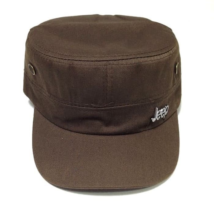 Super Promo! TOPI JEEP COKELAT TACTICAL ARMY MILITARY HAT CAP OUTDOOR Murah!