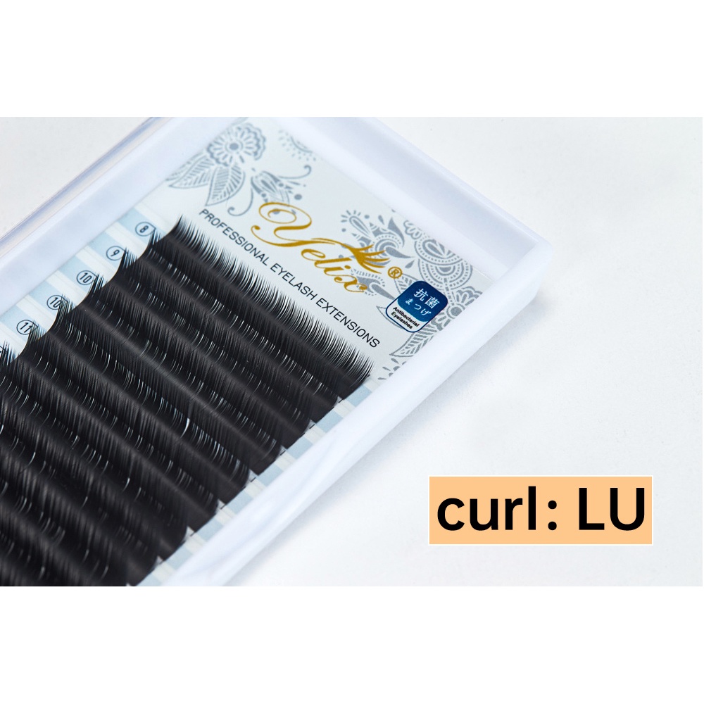 Yelix L Curl Series Easy Fan New Trend L Shaped Lashes Eyelash Extension Auto Fanning Volume Blossom Bloom