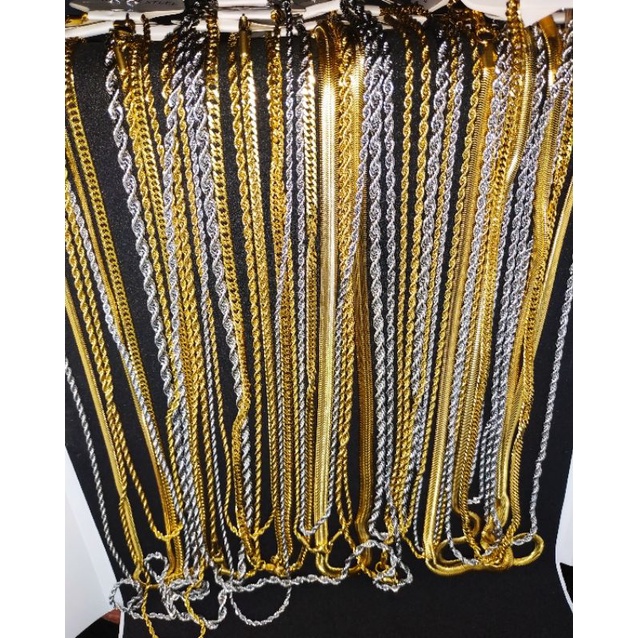 Kalung pria titanium panjang liontin lafadz kalung hijab