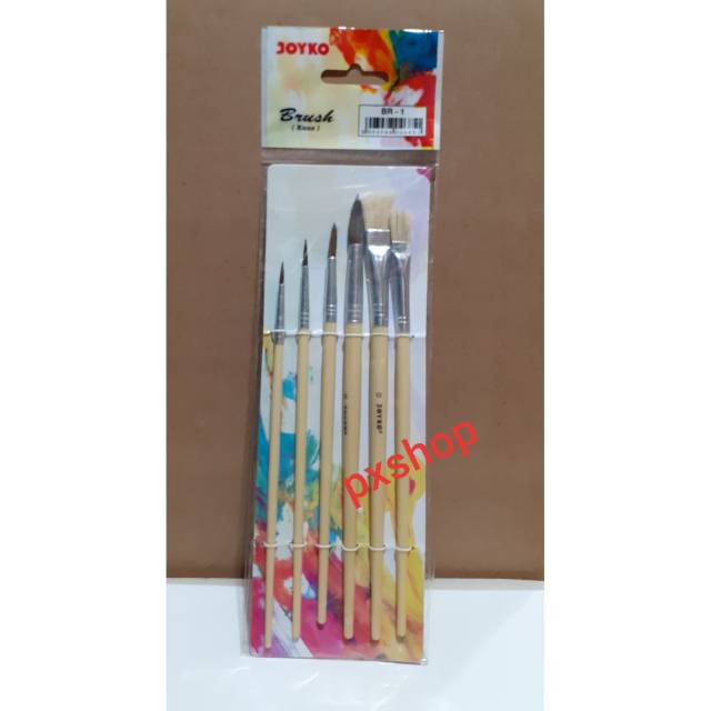 

Kuas Lukis Cat Air Joyko 1 set