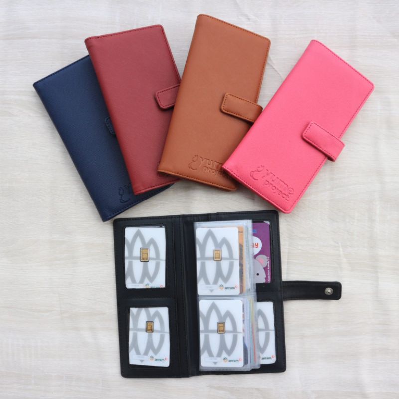 DOMPET KARTU SLOT BANYAK KARTU DAN 2 KANTONG UANG LOGAM MULIA/ANTAM DOMPET DISIPLIN HEMAT ANGGARAN CARD HOLDER Fashion cewek