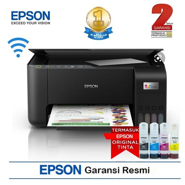 PRINTER EPSON L3250 / PRINTER EPSON L 3250 PENGGANTI L405 / L3150 ALL IN ONE WIRELESS GARANSI RESMI