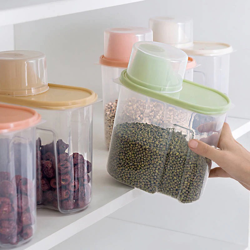 Toples Tempat Beras Makanan - Wadah Penyimpanan Makanan Food Storage