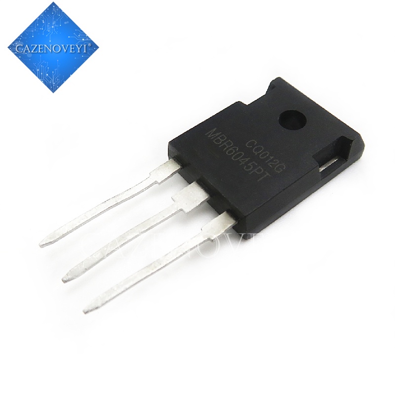 10pcs / lot MBR6045PT TO-247 Schottky rectifier diode 60A 45V