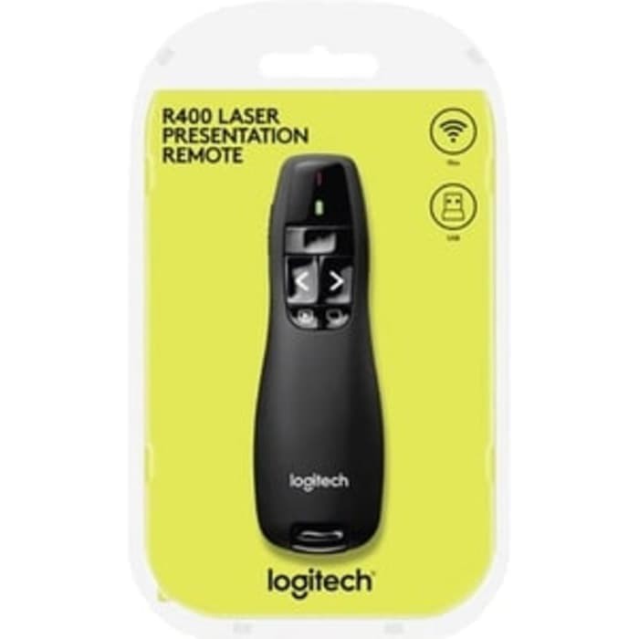 Logitech r400 Wireless Presenter Red Laser Pointer Wireles