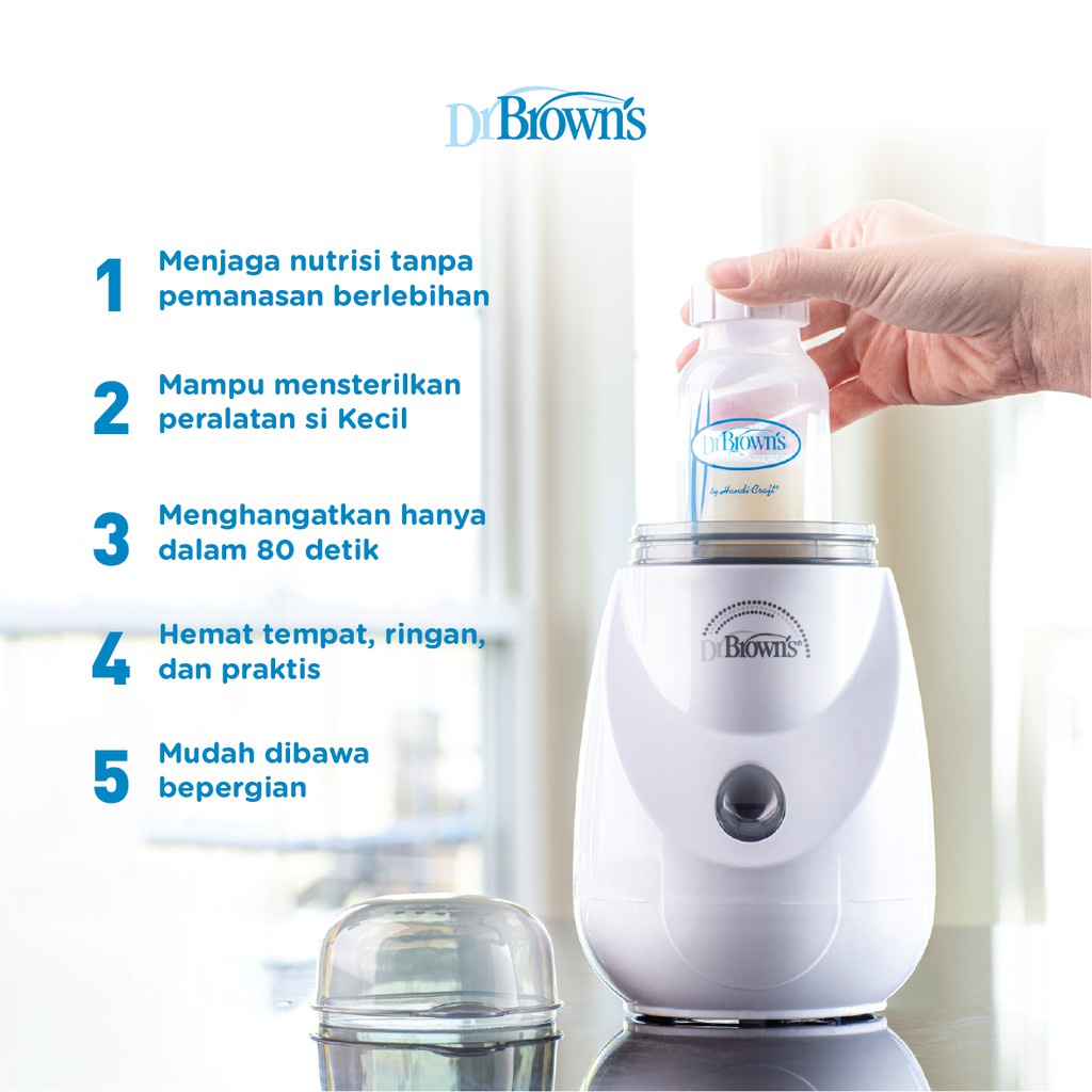 Dr. Brown's InstaFeed Bottle Warmer &amp; Sterilizer - Penghangat Susu / AC185