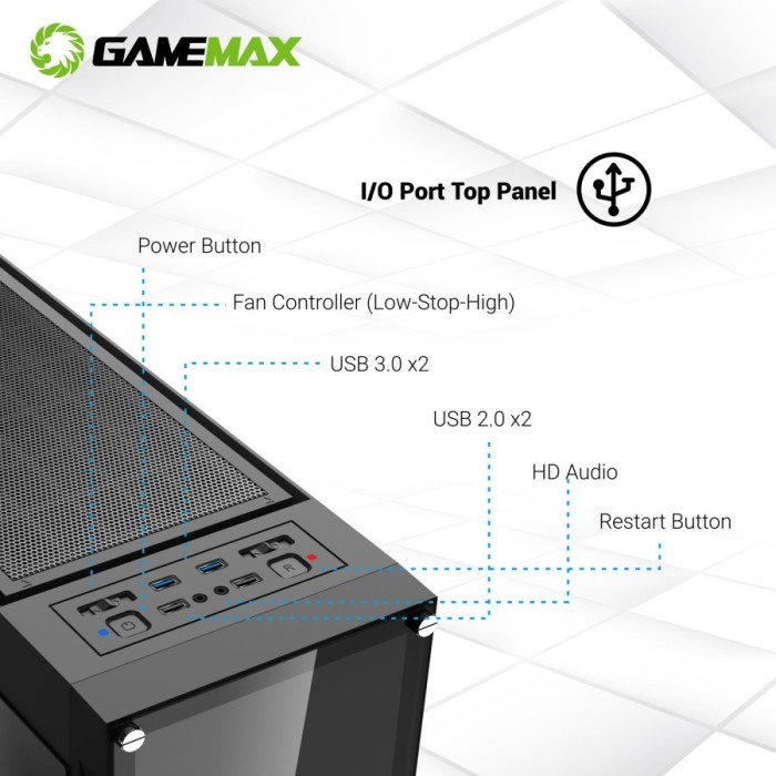 PC Case Gamemax ABYSS M908-TR