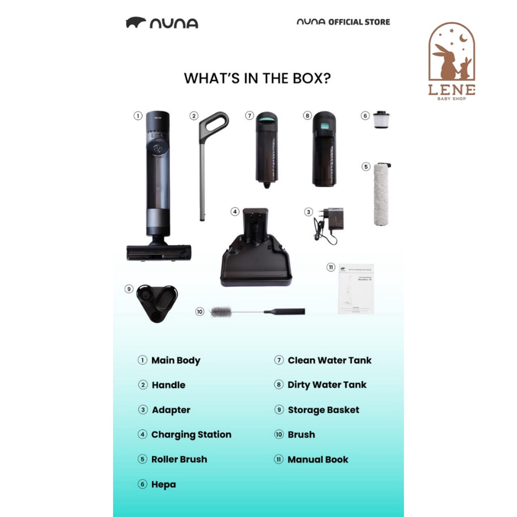 [Ready] NUNA MatePro 70 Cordless Wet Dry Sterilisation Vacuum Cleaner