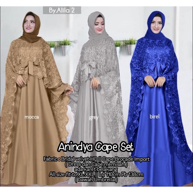 ANINDYA CAPE SET MAXY
