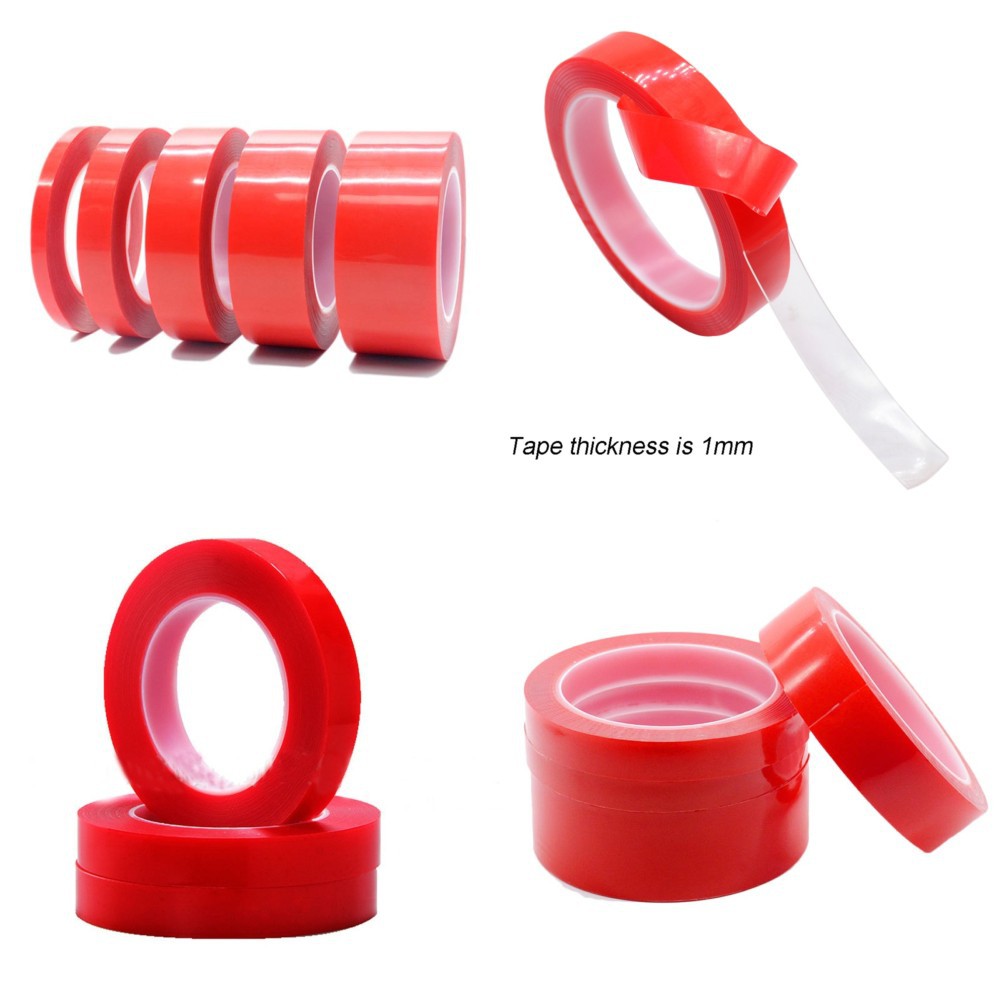 

Perekat Double Tape Acrylic Adhesive Transparant Tanpa Bekas No Trace Sticker Panjang 3 Meter