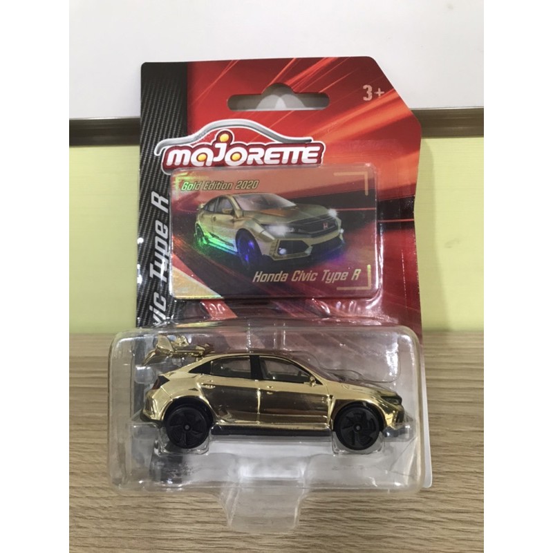 Majorette Honda Civic Type R Gold