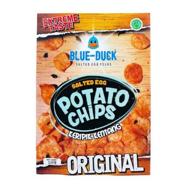 BLUE DUCK Salted Egg POTATO CHIPS 110gr