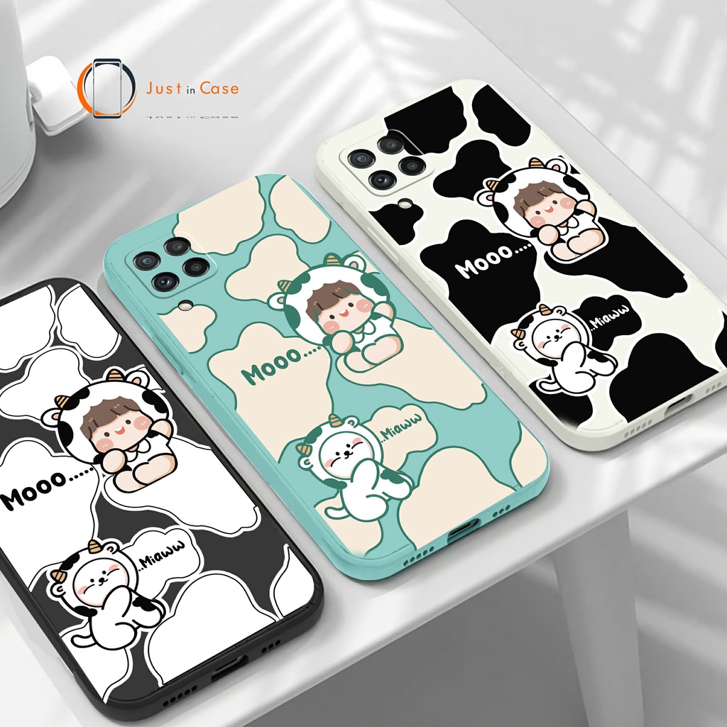Softcase Macaron Motif Sapi TPU (UV10) Samsung A32 45 5G A13 A23 A33 A53 A73 A52 A52S A72 A22 4G A22 5G A12 M12 A02S A03S A03 CORE A71 A51 A10 M10 A11 M11 A20 A30 A30S A50 A50S A21S A20S LUCU