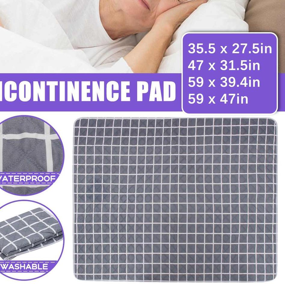 Super Kualitas Alas Ompol Bayi Portable Underpad Washable Absorbent Bed Pad Incontinence Reusable Mattress Protector