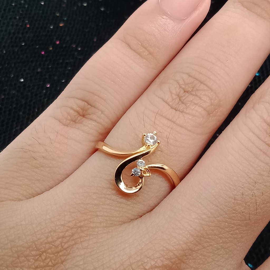 Cincin Emas 17K - 1.5 gr Kadar 750 - 21