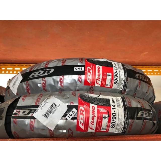 BAN LUAR MOTOR TUBLES FDR 80/90-14 FLEMINO (VARIO, BEAT DEPAN)