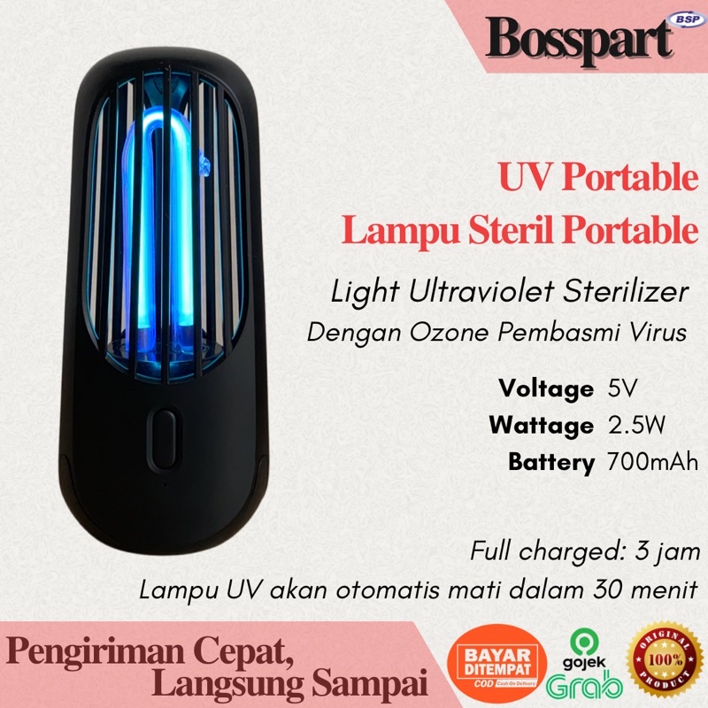 Lampu UV Portable / Lampu Steril / Portable UV Disinfektan Germicidal