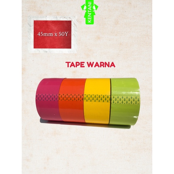 

Lakban Solasi Warna Warni